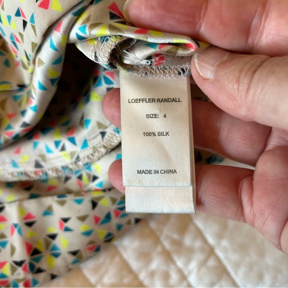 Loeffler Randall Silk Drawstring Tank Dress. Size 4. - Picture 15 of 15